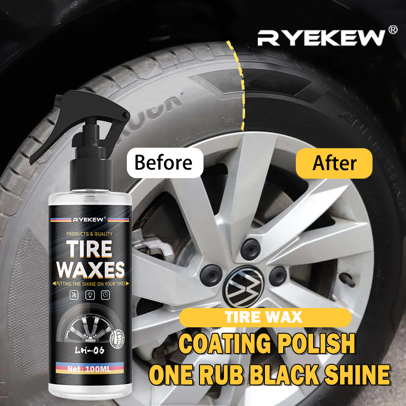 Tire Shine Spray Sealant - ยางกลอสสเปรย์เคลือบยาง Hydrophobic Sealant WAX สําหรับล้อรถ Auto