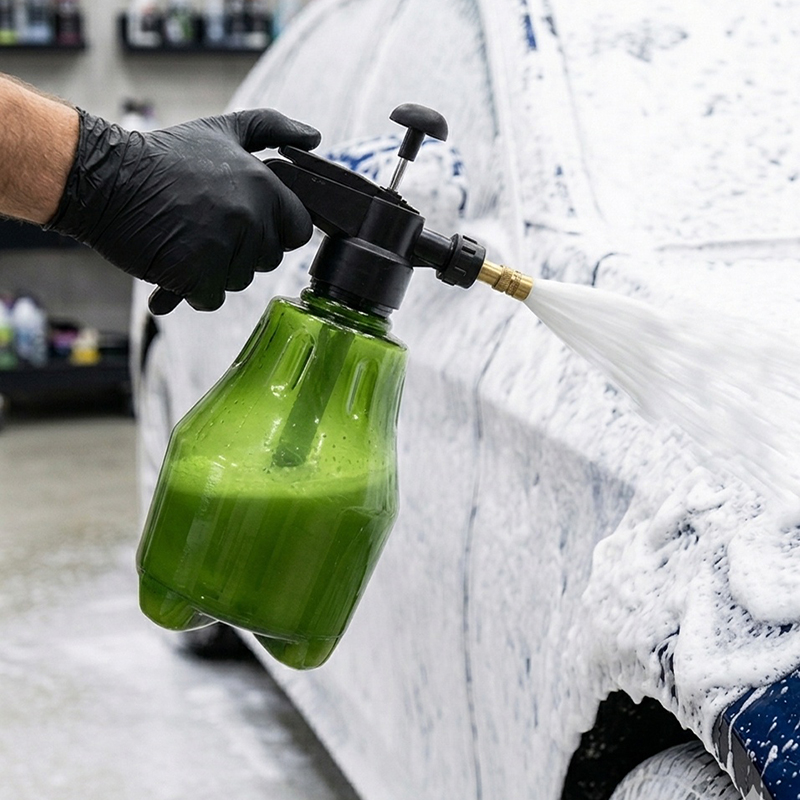 Pressure Washer Foam Gun - ขวดสเปรย์ล้างรถขนาด 1.5 ลิตร กระป๋องฉีดน้ำล้างรถแบบมือถือ สำหรับล้างรถ รดน้ำต้นไม้