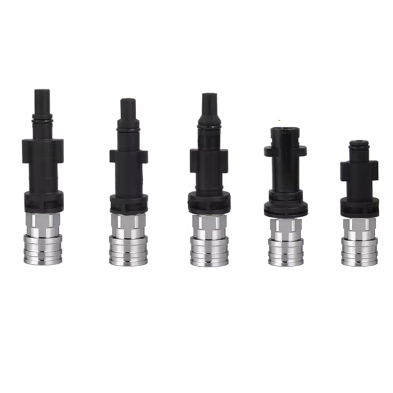 Pressure Washer Foam Gun - หัวต่อสายฉีดน้ำแรงดันสูงแบบเร็ว 1/4 นิ้ว อะแดปเตอร์สแตนเลสสำหรับหัวฉีดน้ำแรงดันสูง หัวฉีดโฟม ใช้ได้กับเครื่องฉีดน้ำแรงดันสูงยี่ห้อ