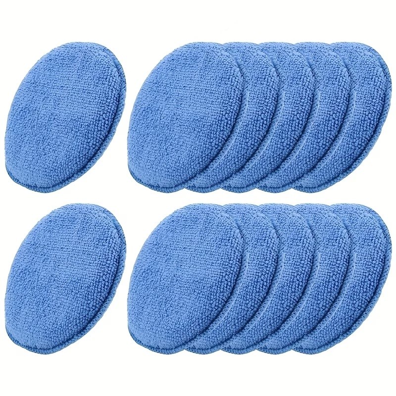 Wax Applicator Pad - แผ่นทาแว็กซ์ 25 ชิ้น, วัสดุปราศจากขุย, การดูแลขัดเงาแว็กซ์, การดูแลรักษารถยนต์,
