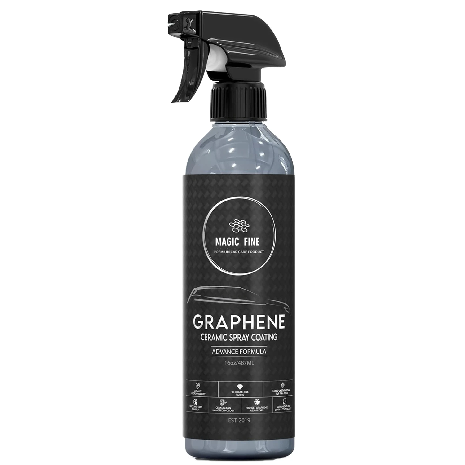 Car Wax Ceramic Coating - สเปรย์เคลือบเซรามิกกราฟีน ใช้งานง่าย รวดเร็ว สำหรับรถยนต์ รถจักรยานยนต์ น้ำยาเคลือบเงาเกรดมืออาชีพ