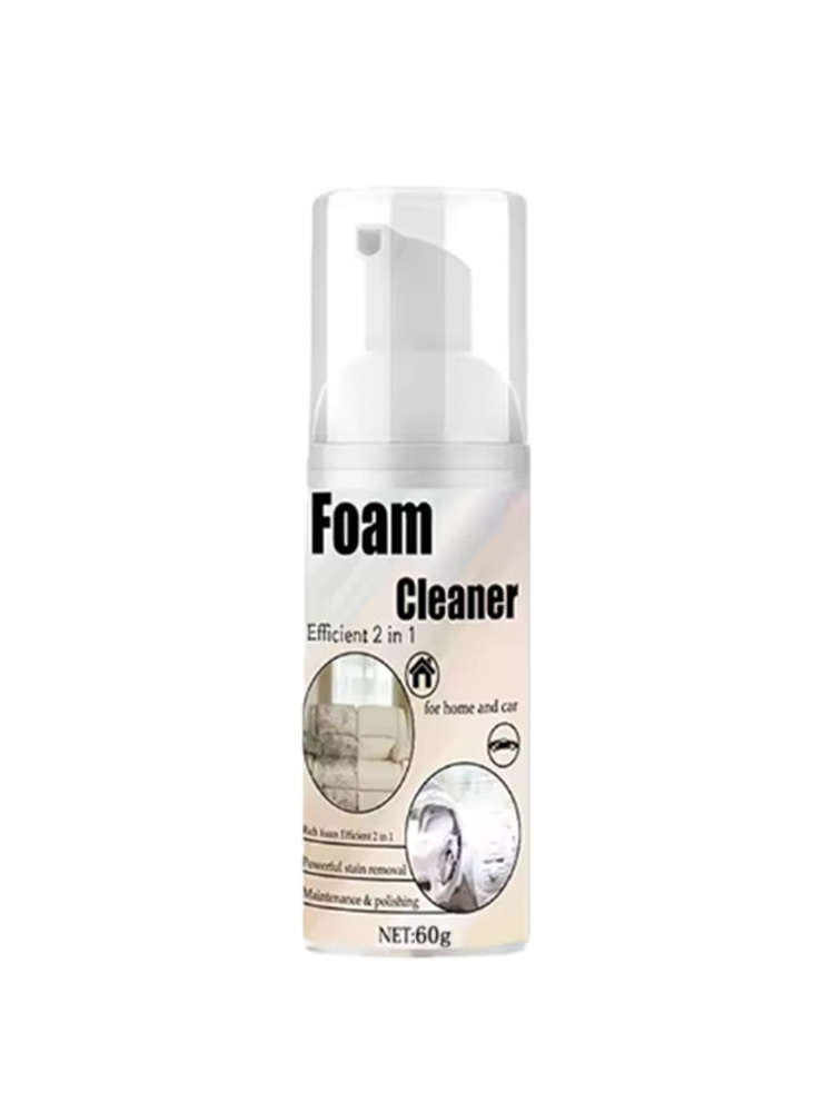 Seat Cleaner Fabric - น้ำยาทำความสะอาดเบาะรถยนต์แบบโฟม 2-in-1 ทำความสะอาดคราบสกปรกบนเบาะรถยนต์ได้อย่างมีประสิทธิภาพโดยไม่ต้องล้าง