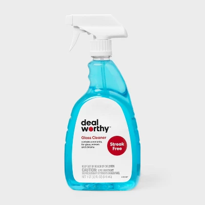 Glass Cleaner Streak - น้ำยาเช็ดกระจกสูตรไม่มีกลิ่น ไม่ทิ้งคราบ - 32 ออนซ์ -