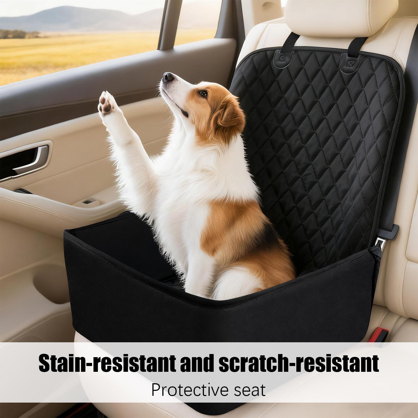 Seat Cleaner Fabric - เบาะนั่งในรถสำหรับสุนัขแบบกันน้ำ ขนาดใหญ่ พร้อมผ้าคลุมเบาะสำหรับสัตว์เลี้ยง ทำความสะอาดง่าย ใช้ได้กับรถ SUV