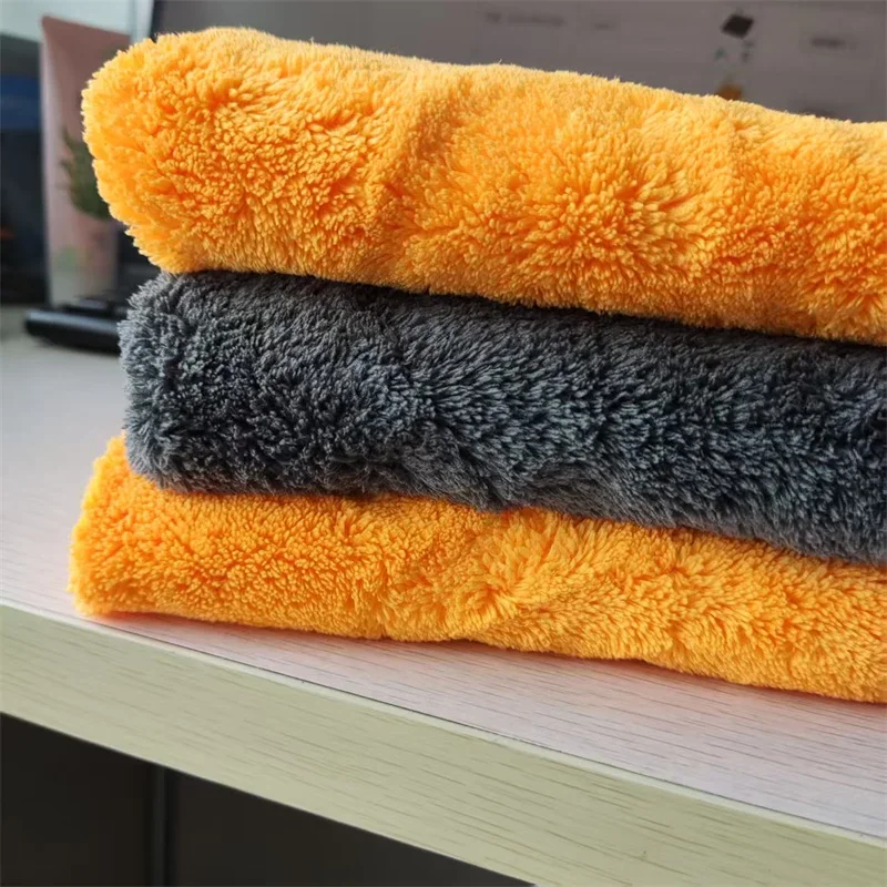 Microfiber Towel Detailing - ผ้าไมโครไฟเบอร์ขนาด 40x40 ซม. สำหรับดูแลรักษารถยนต์ ซักล้าง ผ้าหนา