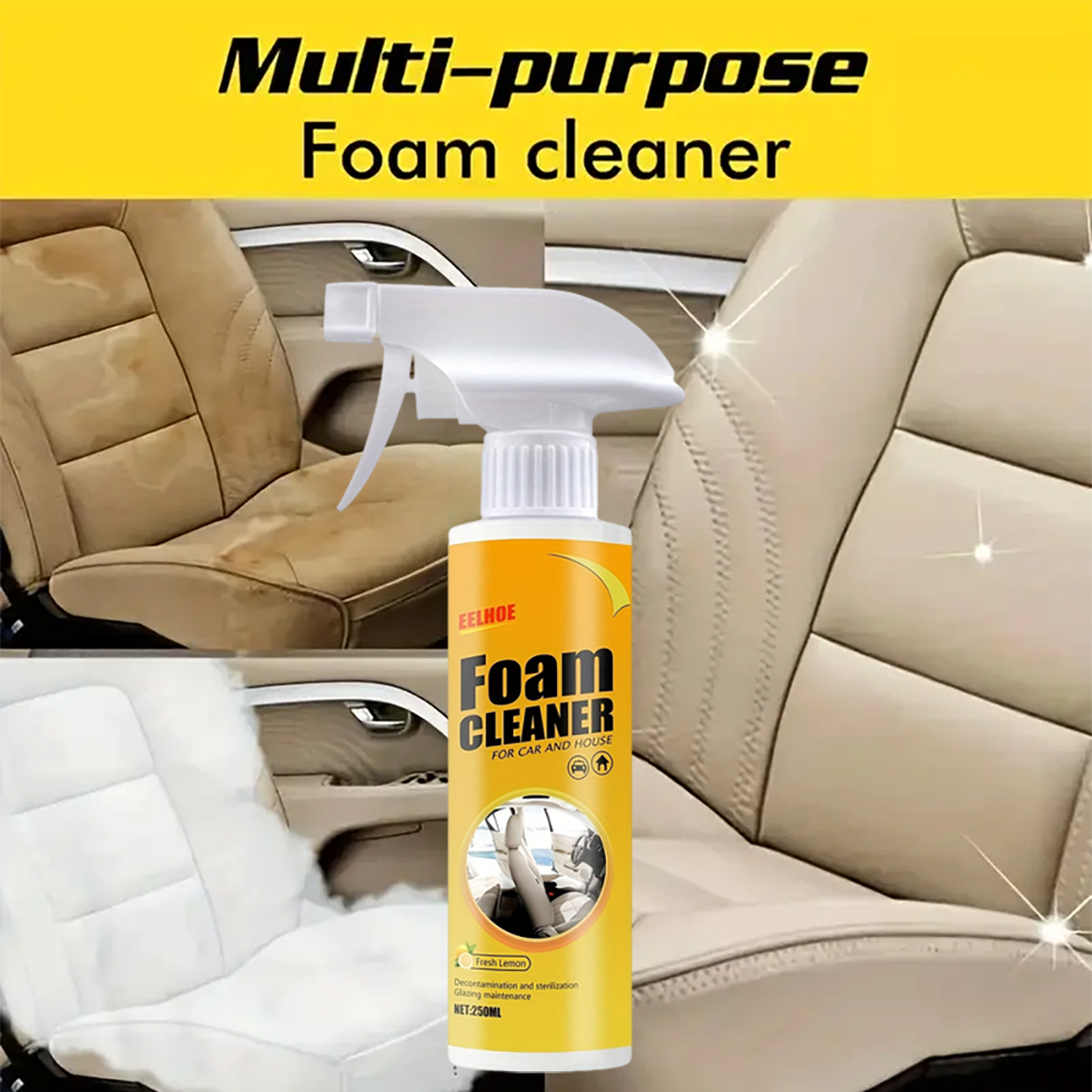Leather Cleaner Interior - มัลติฟังก์ชั่นโฟมทําความสะอาดภายในรถคราบและทําความสะอาดหนังที่นั่งโฟมทําความสะอาดสเปรย์โฟมบํารุงรักษารถล้างรถ
