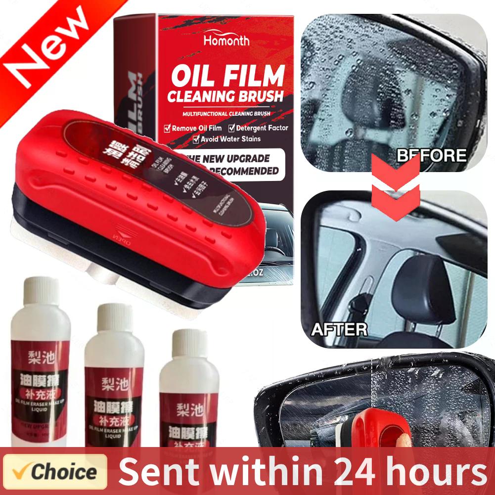 Car Cleaning Brush - กระจกรถยนต์น้ํามันฟิล์มRemoverกระจกรถยนต์ฟองน้ําทําความสะอาดแปรงด้านหน้ากระจกด้านในกระจกฟิล์มน้ํามันทําความสะอาดสําหรับทําความสะอาดรถยนต์