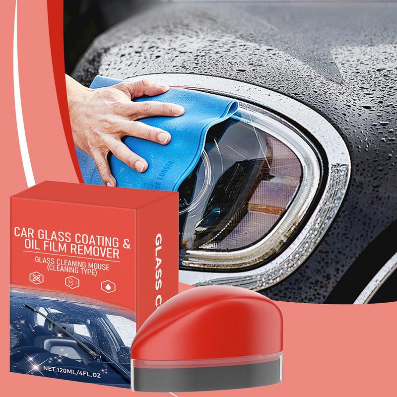 Car Cleaning Brush - กระจกรถยนต์เคลือบเงาที่มีประสิทธิภาพเครื่องทําความสะอาดกระจกรถยนต์น้ํามันฟิล์มRemoverรถกระจกหน้าต่างทําความสะอาดขจัดสิ่งสกปรกแปรงทําความสะอาดรถยนต์