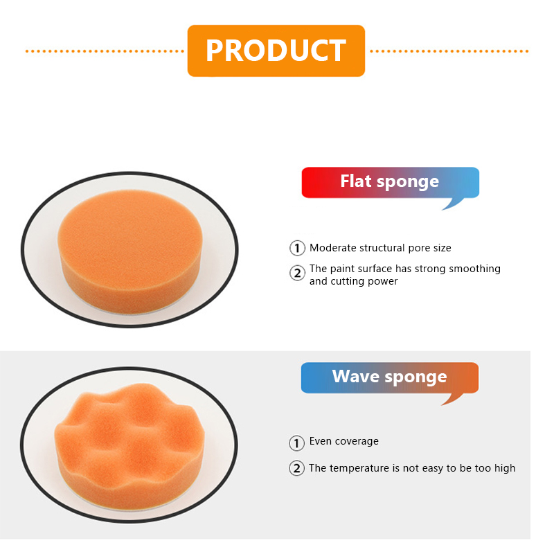 6 ชิ้น/เซ็ต ชุดฟองน้ำขัดเงารถย - Polish Pad Set Buffer บทวิจารณ์และราคา