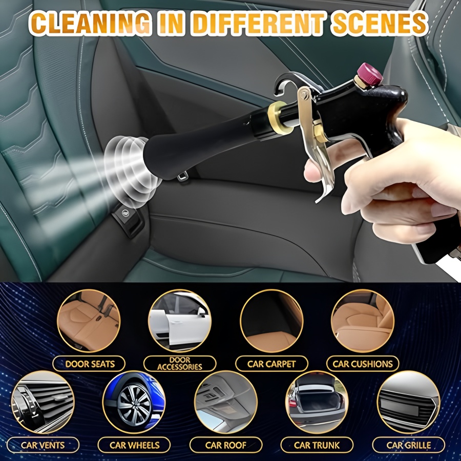 ปืนเป่าลมทำความสะอาดภายในรถยนต - Dirt Brush Interior บทวิจารณ์และราคา