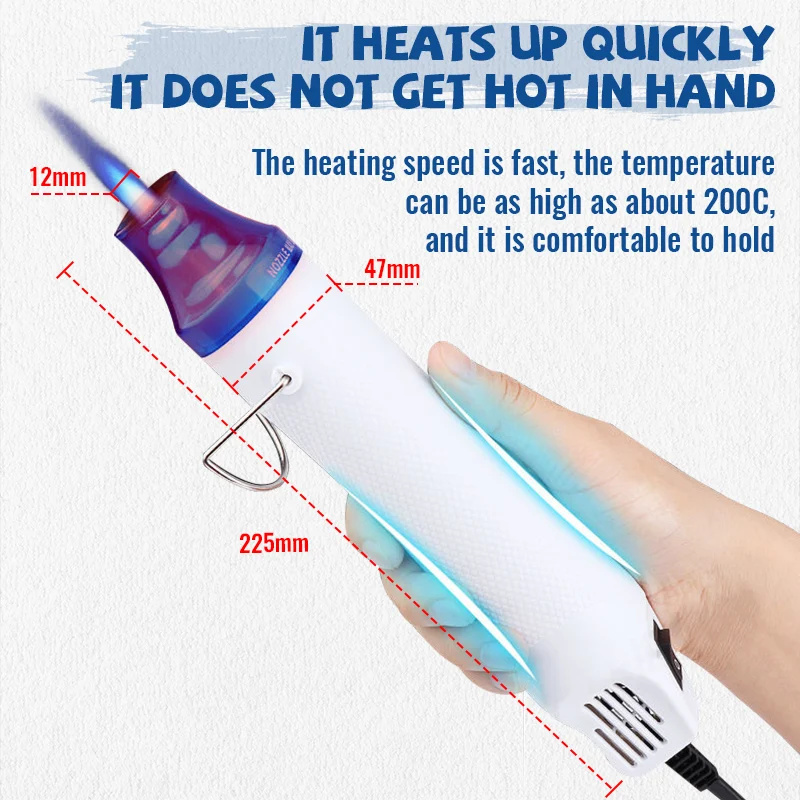 ปืนลมร้อน 220V ปืนเป่าลมร้อนสำ - Dryer Car Blower บทวิจารณ์และราคา