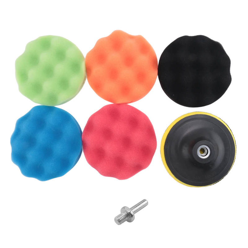 ABJA-8 ชิ้น/เซ็ตรถฟองน้ําขัด P - Polish Pad Set Buffer บทวิจารณ์และราคา