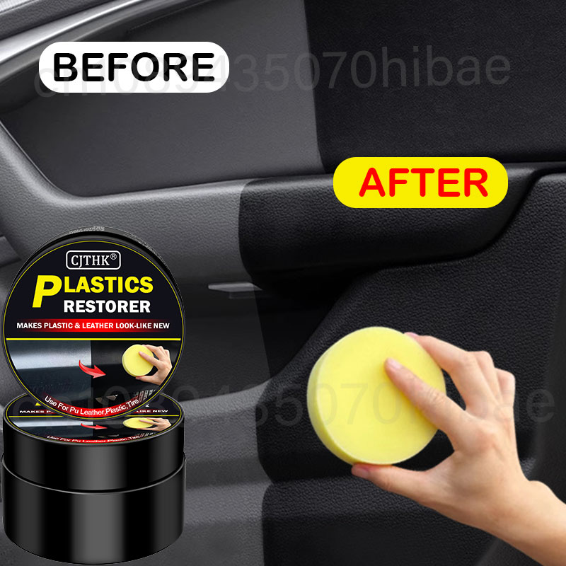 น้ำยาฟื้นฟูพลาสติกในรถยนต์ คืน - Trim Restorer Plastic บทวิจารณ์และราคา