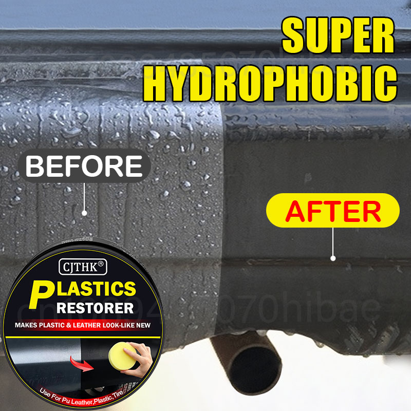 น้ำยาฟื้นฟูพลาสติกในรถยนต์ คืน - Trim Restorer Plastic บทวิจารณ์และราคา