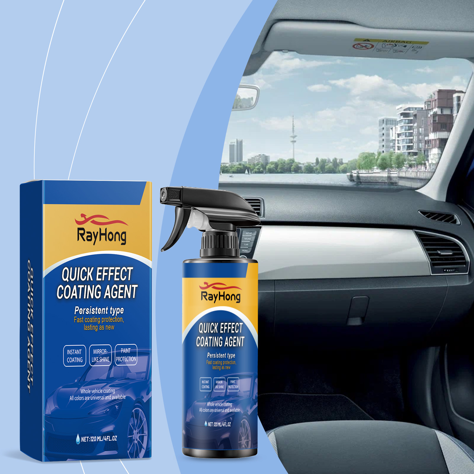 สเปรย์เคลือบเซรามิกสำหรับรถยนต - Car Wax Ceramic Coating บทวิจารณ์และราคา