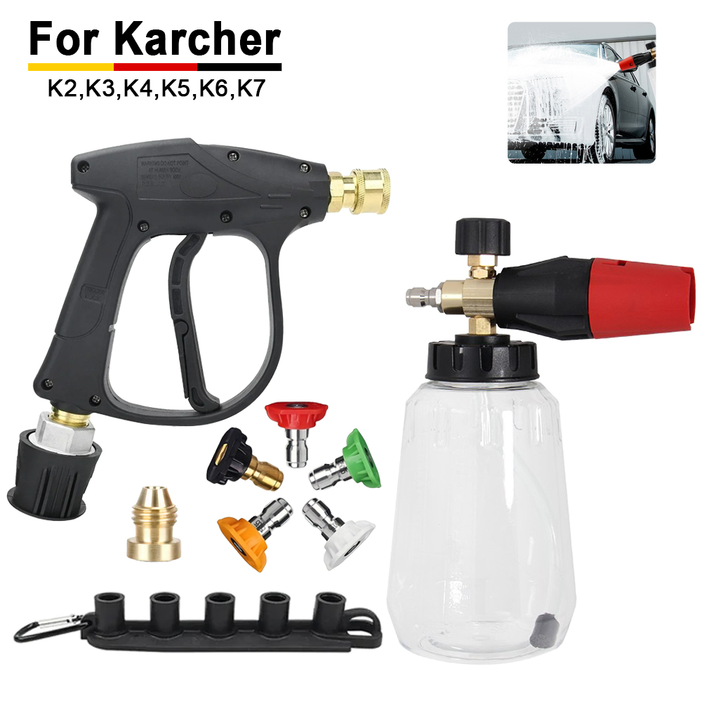 ชุดหัวฉีดโฟมล้างรถแบบใช้กับเคร - Pressure Washer Foam Gun บทวิจารณ์และราคา