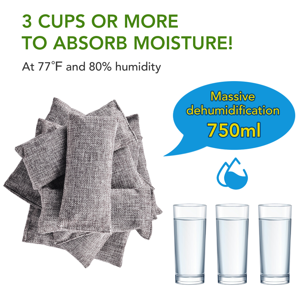 ถุงถ่านไม้ไผ่ธรรมชาติ10ชิ้นเคร - Odor Eliminator Car บทวิจารณ์และราคา
