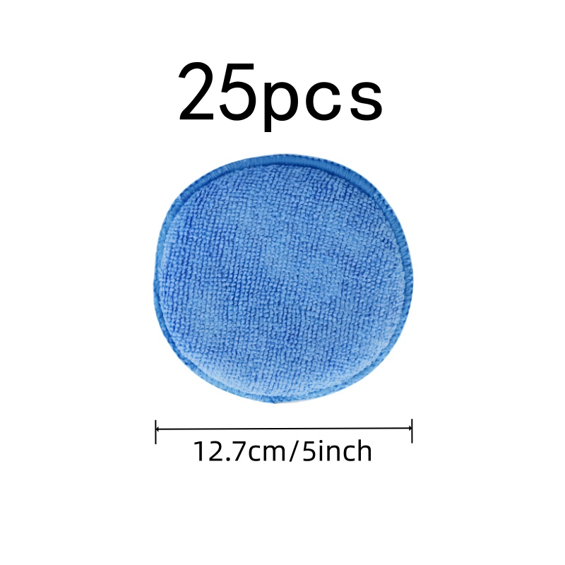 แผ่นทาแว็กซ์ 25 ชิ้น, วัสดุปรา - Wax Applicator Pad บทวิจารณ์และราคา