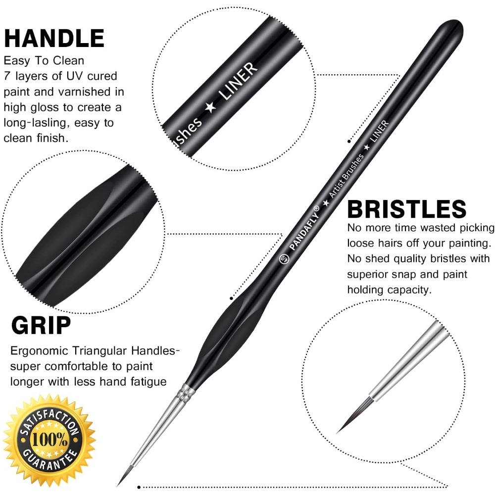 ชุดแปรงทาสีแบบมืออาชีพ 15 ชิ้น - Detailing Brush Set บทวิจารณ์และราคา