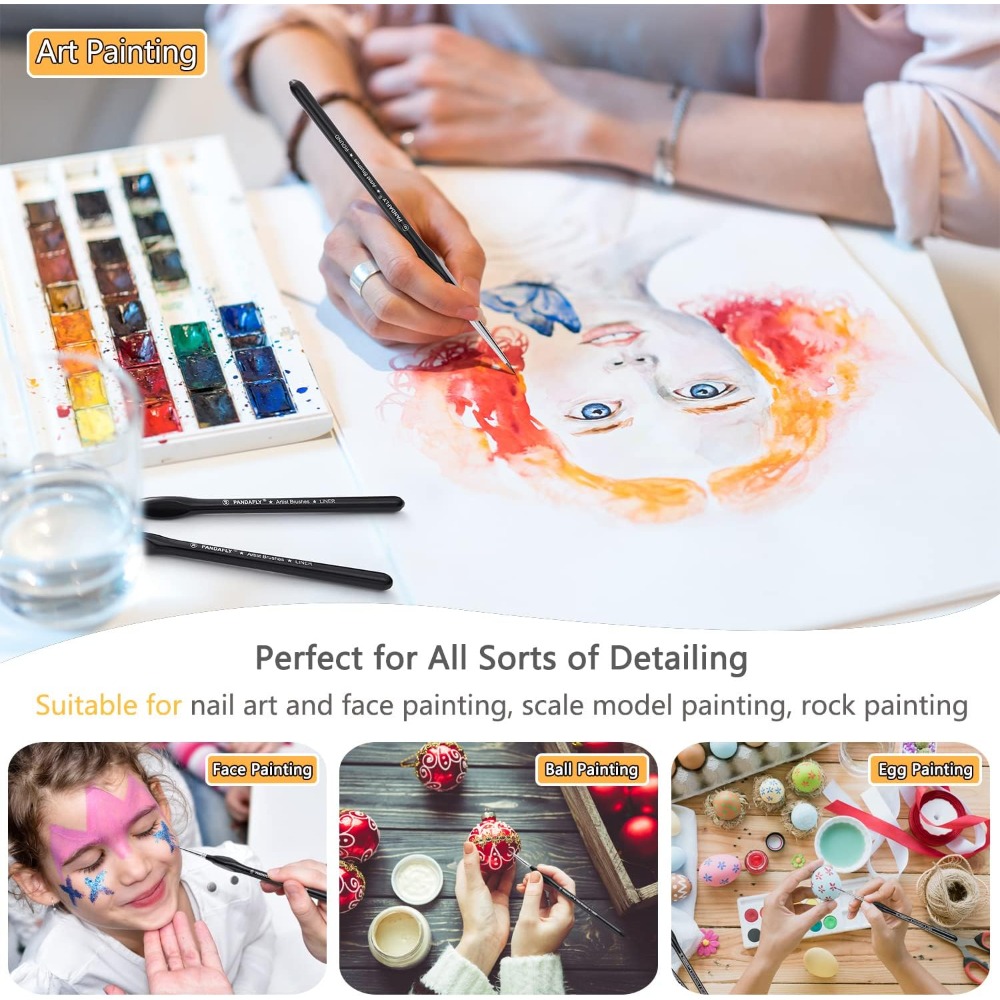 ชุดแปรงทาสีแบบมืออาชีพ 15 ชิ้น - Detailing Brush Set บทวิจารณ์และราคา