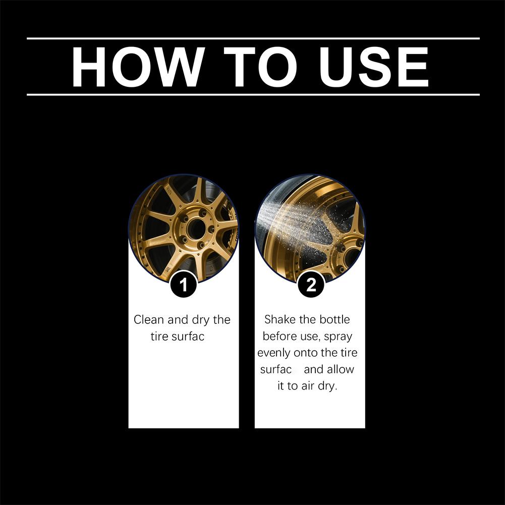 สเปรย์เคลือบเงายางรถยนต์ ไฮโดร - Tire Shine Spray Sealant บทวิจารณ์และราคา