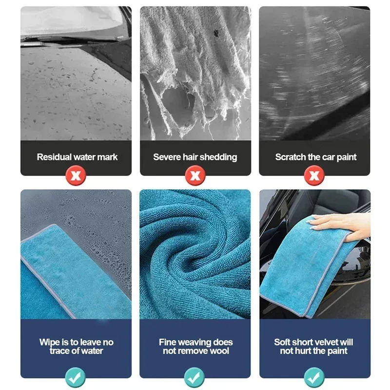 ใหม่ผ้าเช็ดตัวล้างรถล้าง High- - Microfiber Towel Detailing บทวิจารณ์และราคา