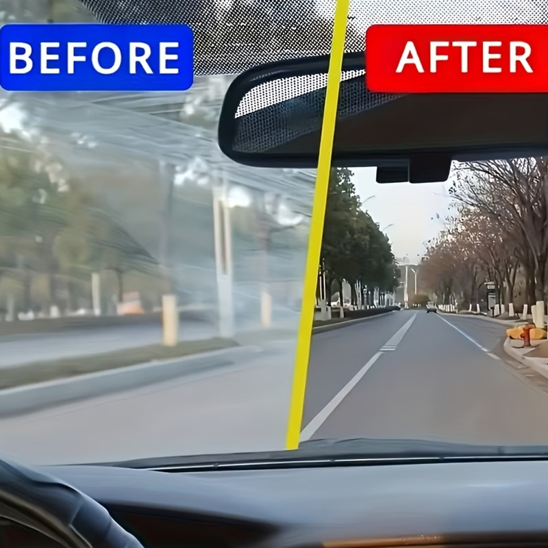 น้ำยาเคลือบกระจกรถยนต์ สูตรเข้ - Glass Cleaner Streak บทวิจารณ์และราคา