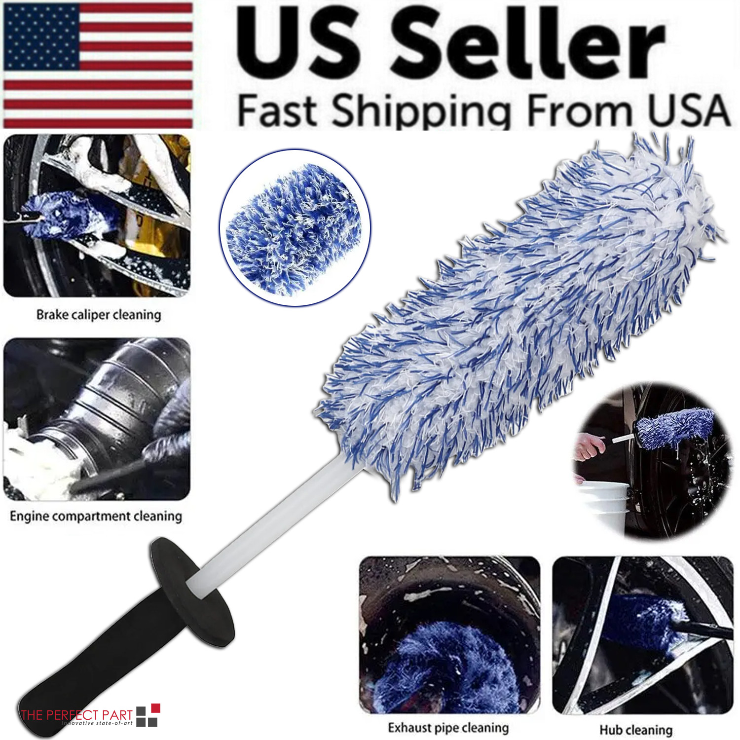แปรงทำความสะอาดล้อแม็กซ์รถยนต์ - Wheel Cleaner Alloy บทวิจารณ์และราคา