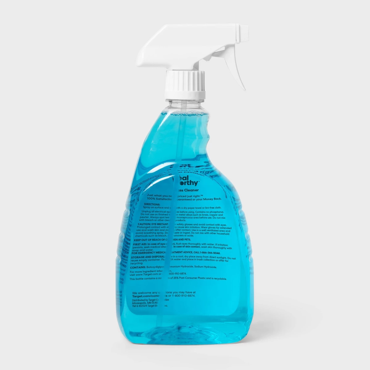 น้ำยาเช็ดกระจกสูตรไม่มีกลิ่น ไ - Glass Cleaner Streak บทวิจารณ์และราคา