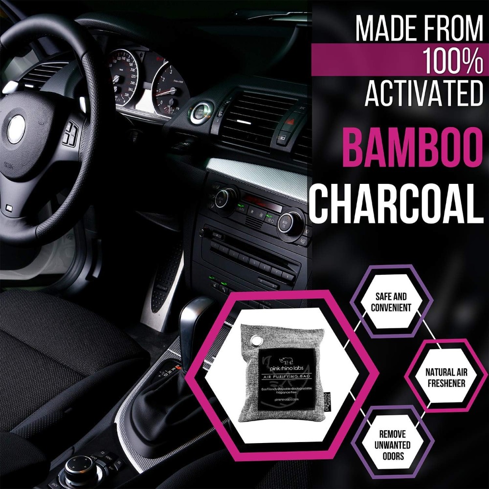 ถุงถ่านไม้ไผ่พรีเมียมสำหรับฟอก - Odor Eliminator Car บทวิจารณ์และราคา
