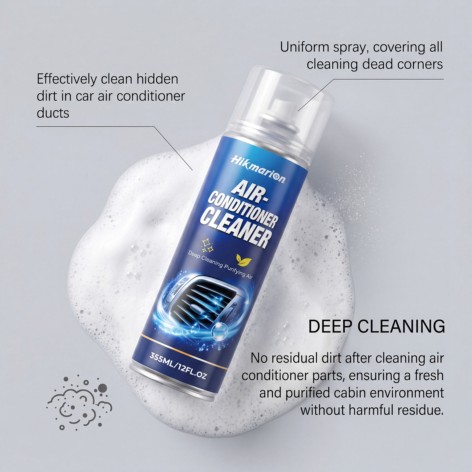 สเปรย์ทำความสะอาดแอร์รถยนต์ ขจ - Odor Eliminator Car บทวิจารณ์และราคา