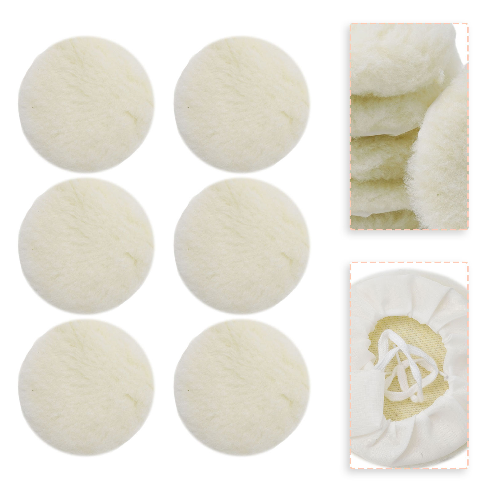ชุดแผ่นขัดเงา 125 มม. แผ่นขัดข - Polish Pad Set Buffer บทวิจารณ์และราคา