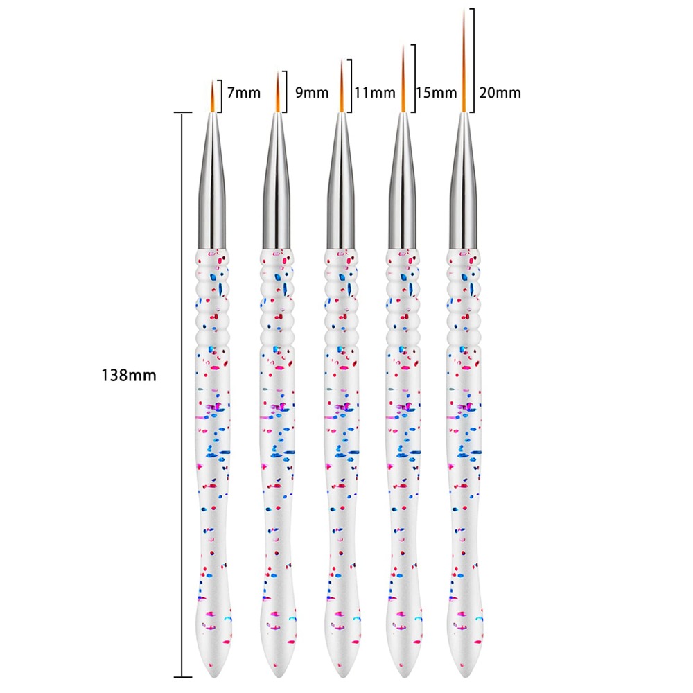 ชุดแปรงเพ้นท์เล็บมืออาชีพ 5 ชิ - Detailing Brush Set บทวิจารณ์และราคา