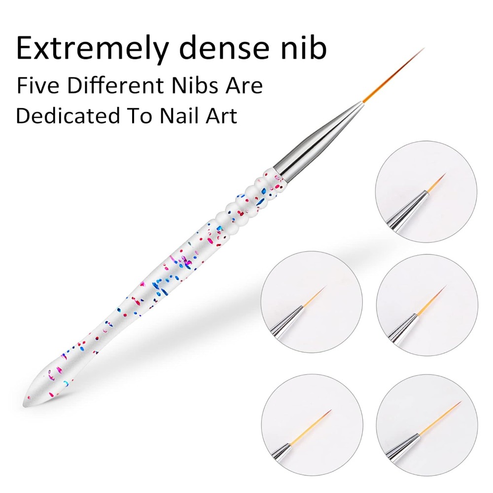 ชุดแปรงเพ้นท์เล็บมืออาชีพ 5 ชิ - Detailing Brush Set บทวิจารณ์และราคา