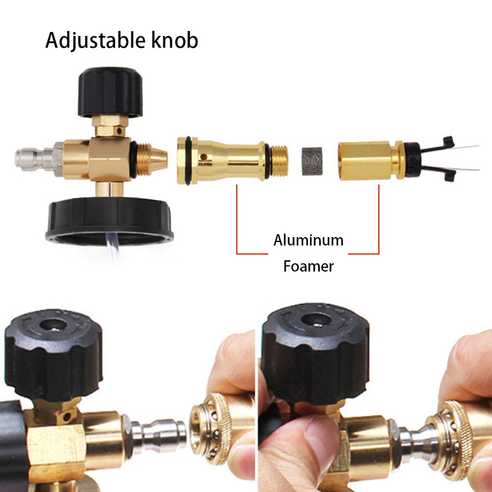 อัพเกรดเครื่องซักผ้ารถยนต์ Sno - Pressure Washer Foam Gun บทวิจารณ์และราคา