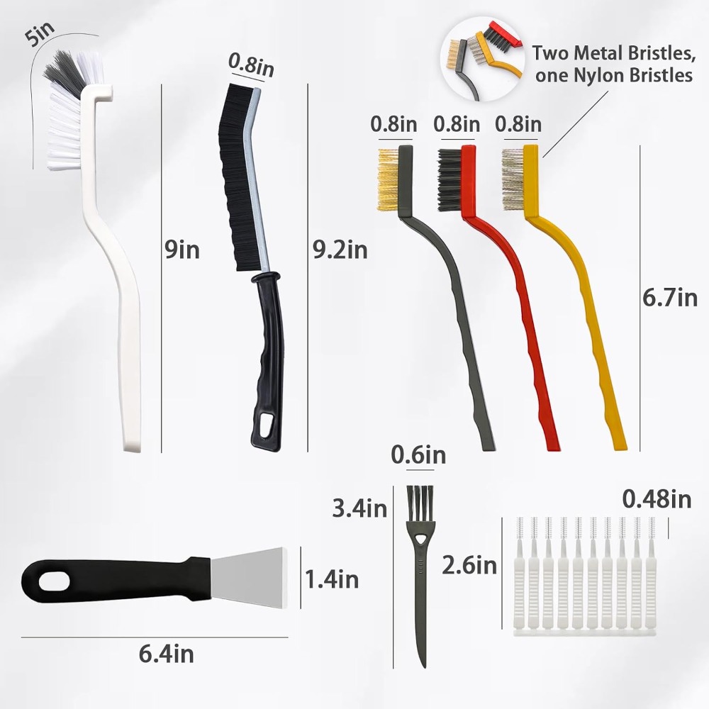 ชุดแปรงทำความสะอาดร่อง 20 ชิ้น - Car Cleaning Brush บทวิจารณ์และราคา