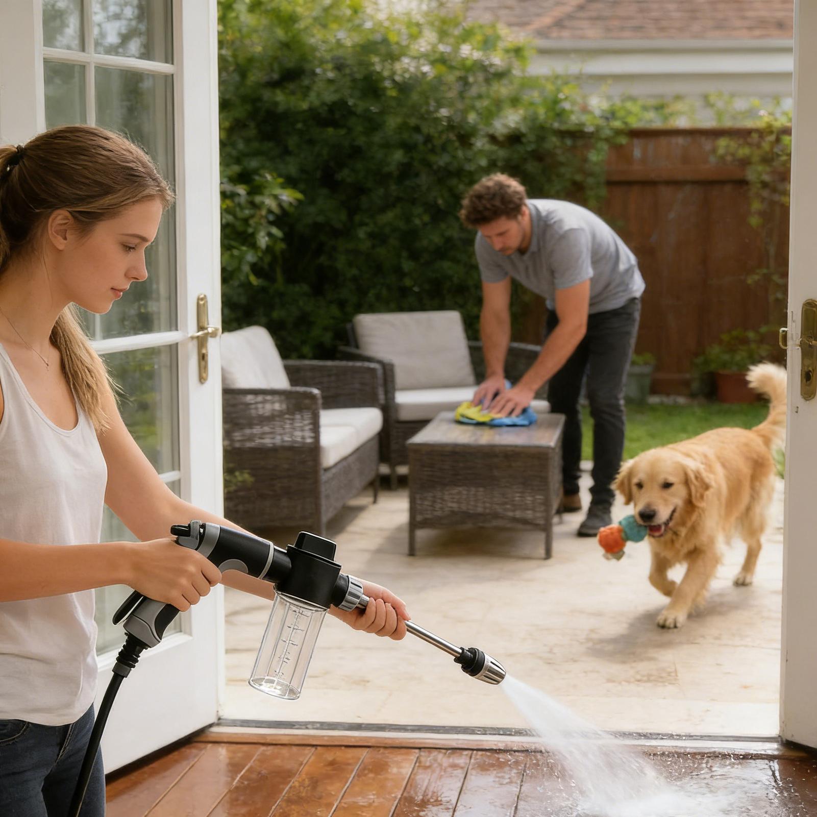 เครื่องฉีดน้ำแรงดันสูงอเนกประส - Pressure Washer Foam Gun บทวิจารณ์และราคา