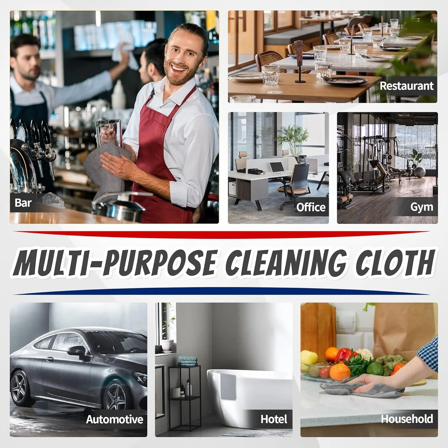 1/50pcs ผ้าทําความสะอาดไมโครไฟ - Microfiber Towel Detailing บทวิจารณ์และราคา