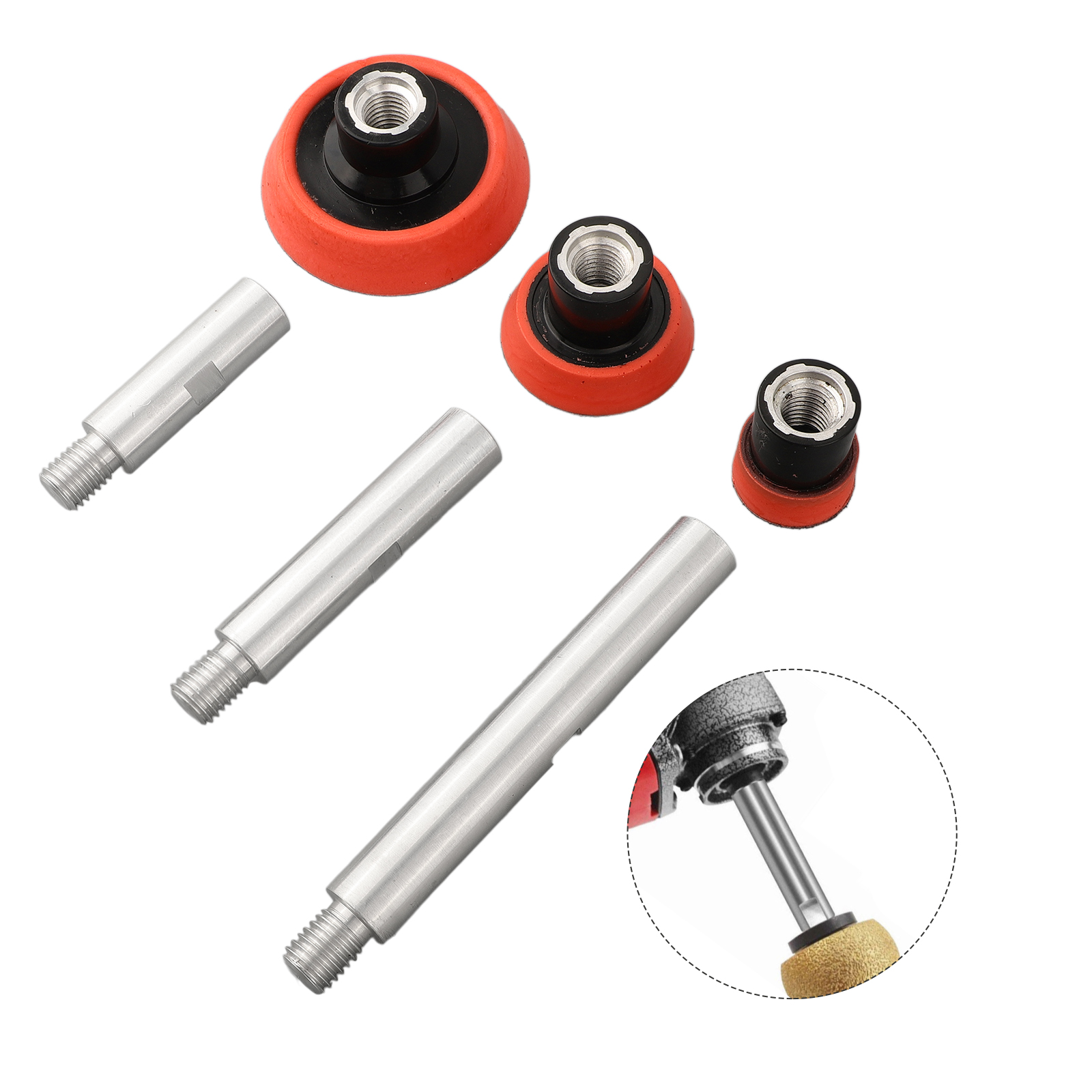 ชุดแกนต่อขัดเงาเกลียว M14 ขนาด - Polish Pad Set Buffer บทวิจารณ์และราคา