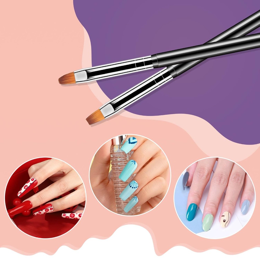 ชุดอุปกรณ์แต่งเล็บแบบสองหัว 6  - Detailing Brush Set บทวิจารณ์และราคา