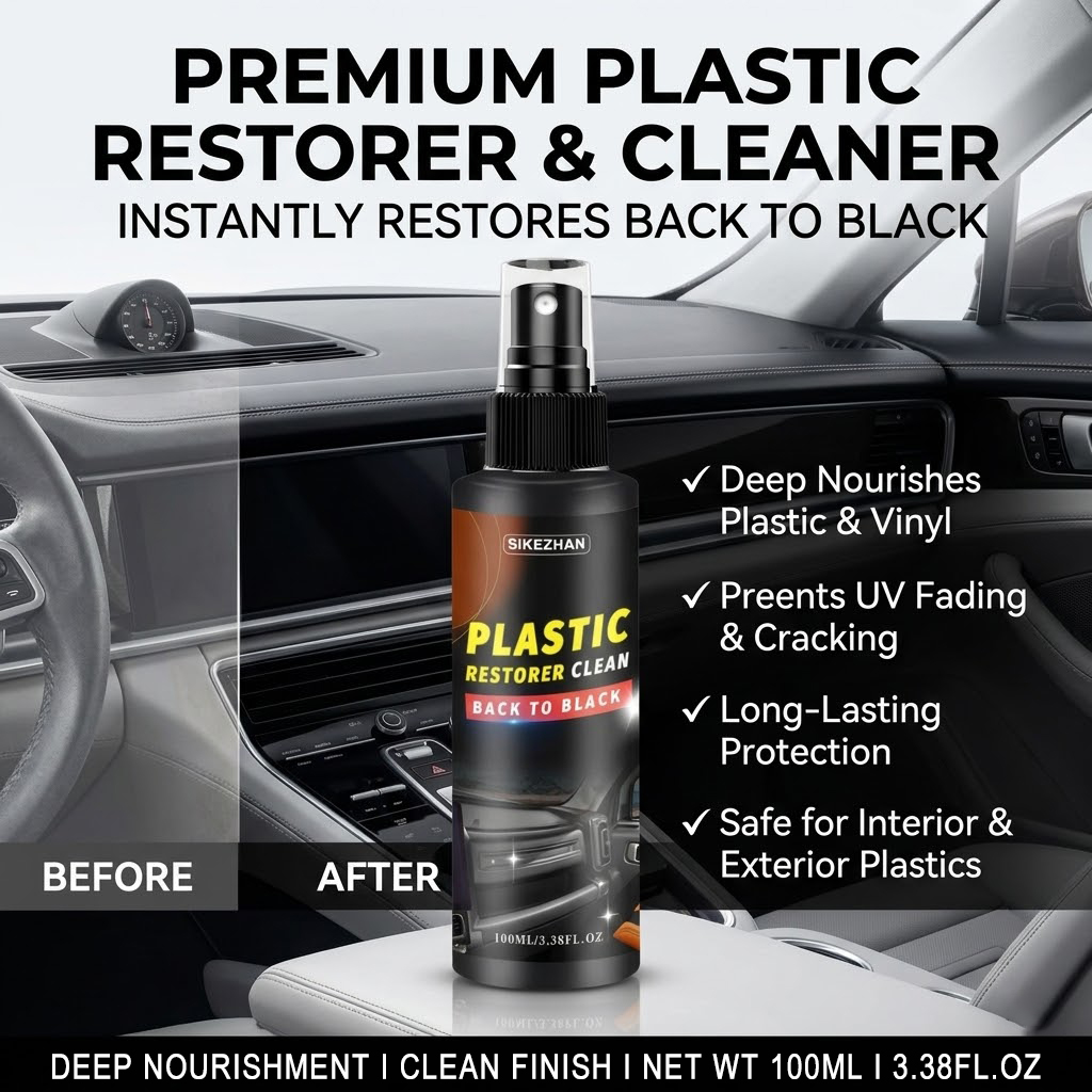 น้ำยาฟื้นฟูพลาสติก SIKEZHAN Cl - Trim Restorer Plastic บทวิจารณ์และราคา