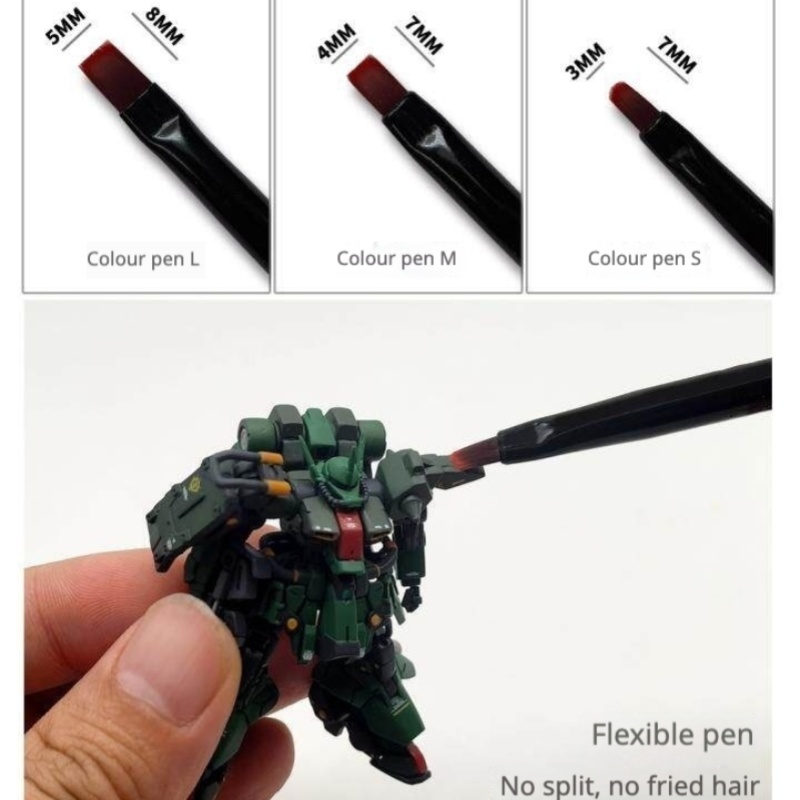 MSWZ MS-063 3-IN-1 ชุดแปรงทาสี - Detailing Brush Set บทวิจารณ์และราคา