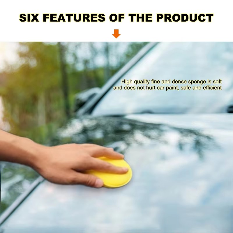 ชุดอุปกรณ์ดูแลรักษารถยนต์ สีเท - Wax Applicator Pad บทวิจารณ์และราคา
