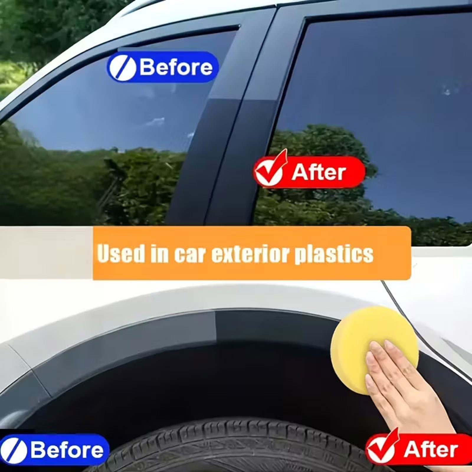 เคลือบยางรถยนต์ ป้องกันรังสียู - Trim Restorer Plastic บทวิจารณ์และราคา
