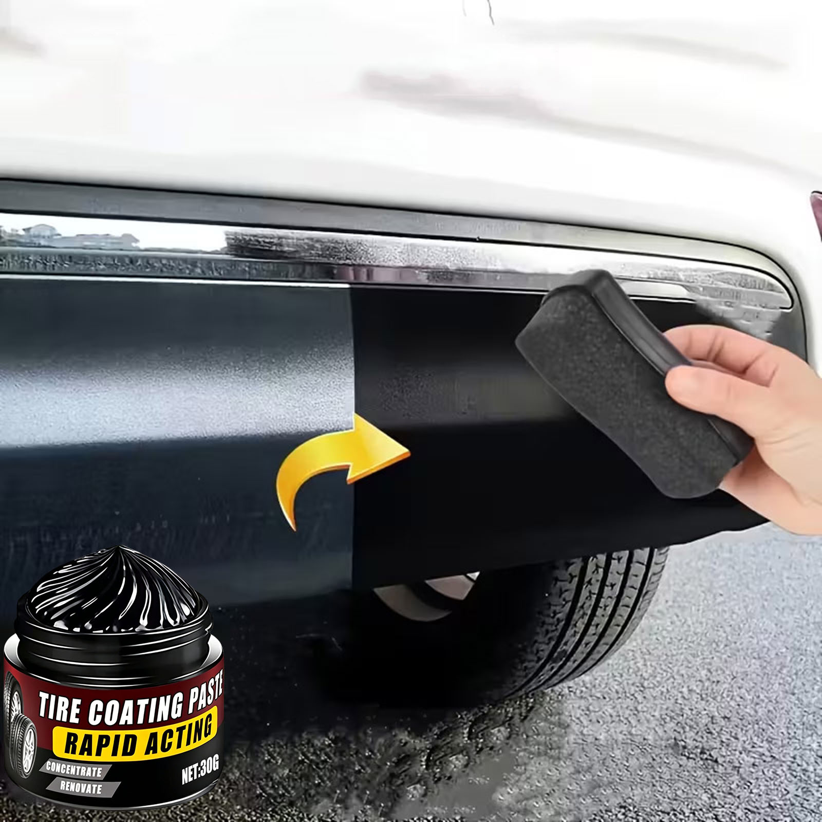 เคลือบยางรถยนต์ ป้องกันรังสียู - Trim Restorer Plastic บทวิจารณ์และราคา