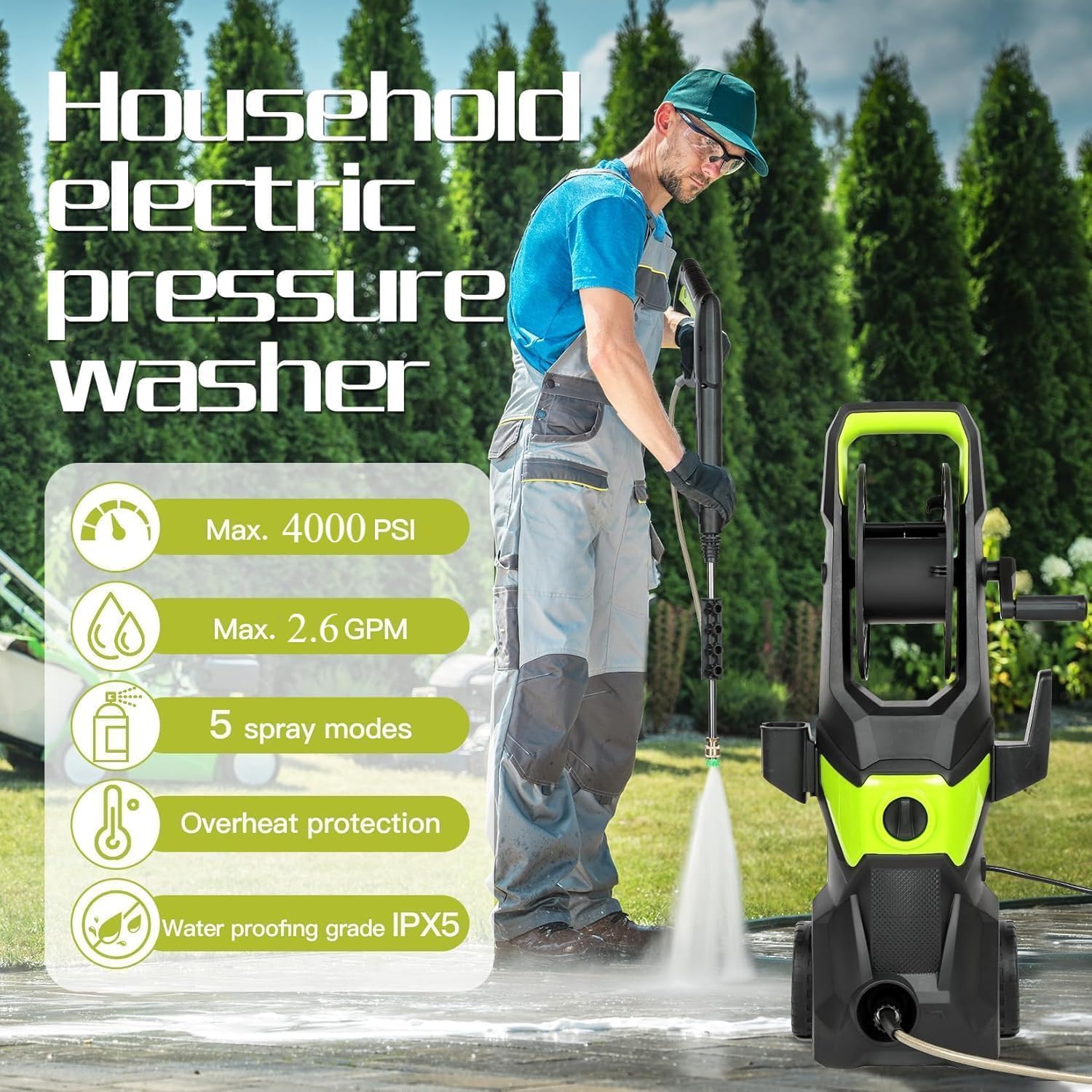 เครื่องฉีดน้ำแรงดันสูงไฟฟ้า 40 - Pressure Washer Foam Gun บทวิจารณ์และราคา