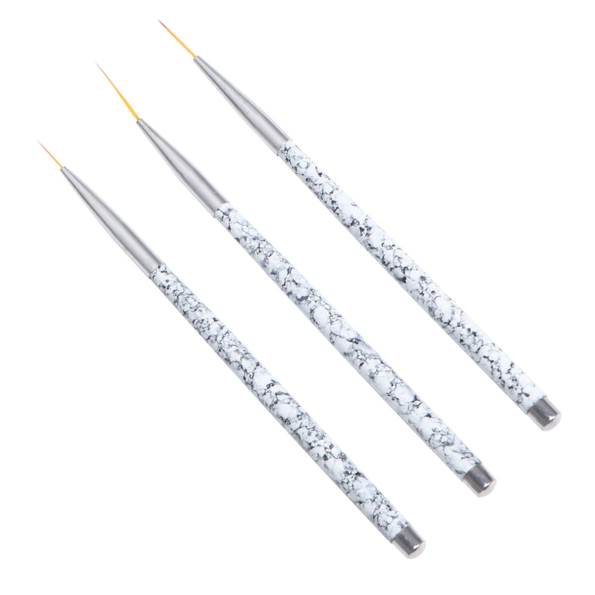 ชุดแปรงเพ้นท์เล็บ 3 ชิ้น ขนแปร - Detailing Brush Set บทวิจารณ์และราคา